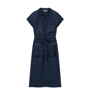 Mint Velvet Navy Utility Midi Dress